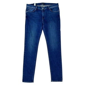 J. Lindeberg Damien Jeans Mens 38x34 Mid Rise Skinny Stretch NWT Medium Wash